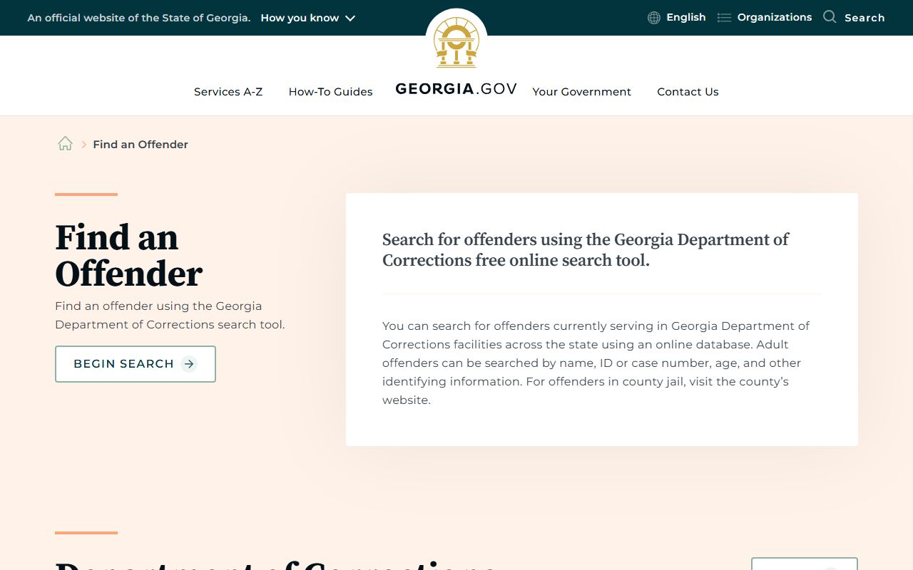 Columbia County arrest records Georgia offender search overview